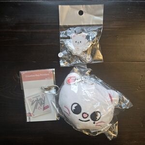 Stray Kids Skzoo Jiniret Hyunjin Keychain Bundle Plush Pendant Accessories NEW